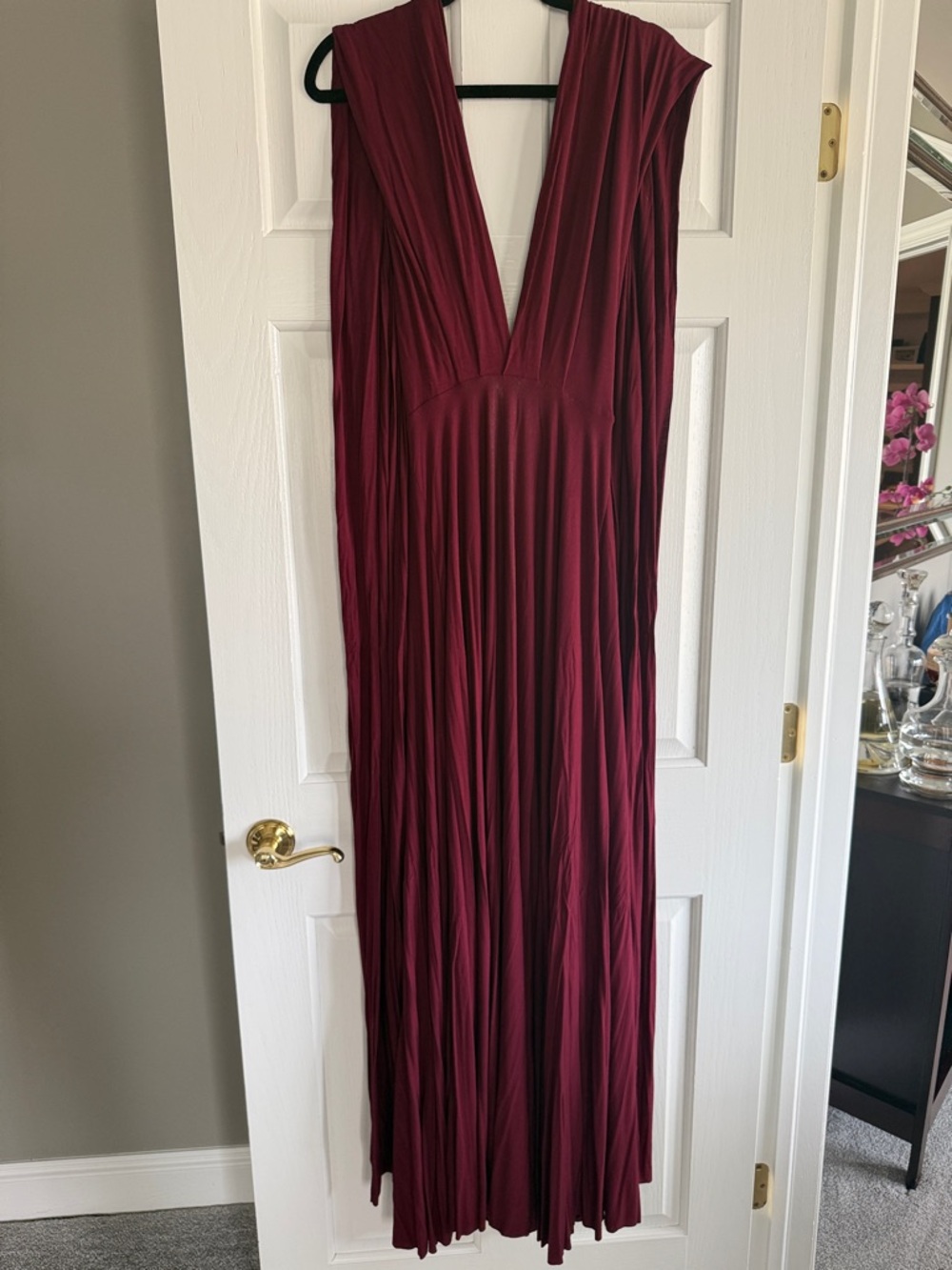 Lulu's Deep Burgundy Maxi Dress - Convertible / Multiwrap